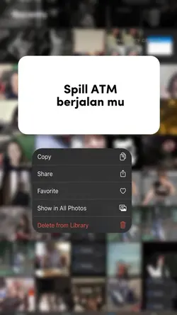 Spill atm berjalanmu
