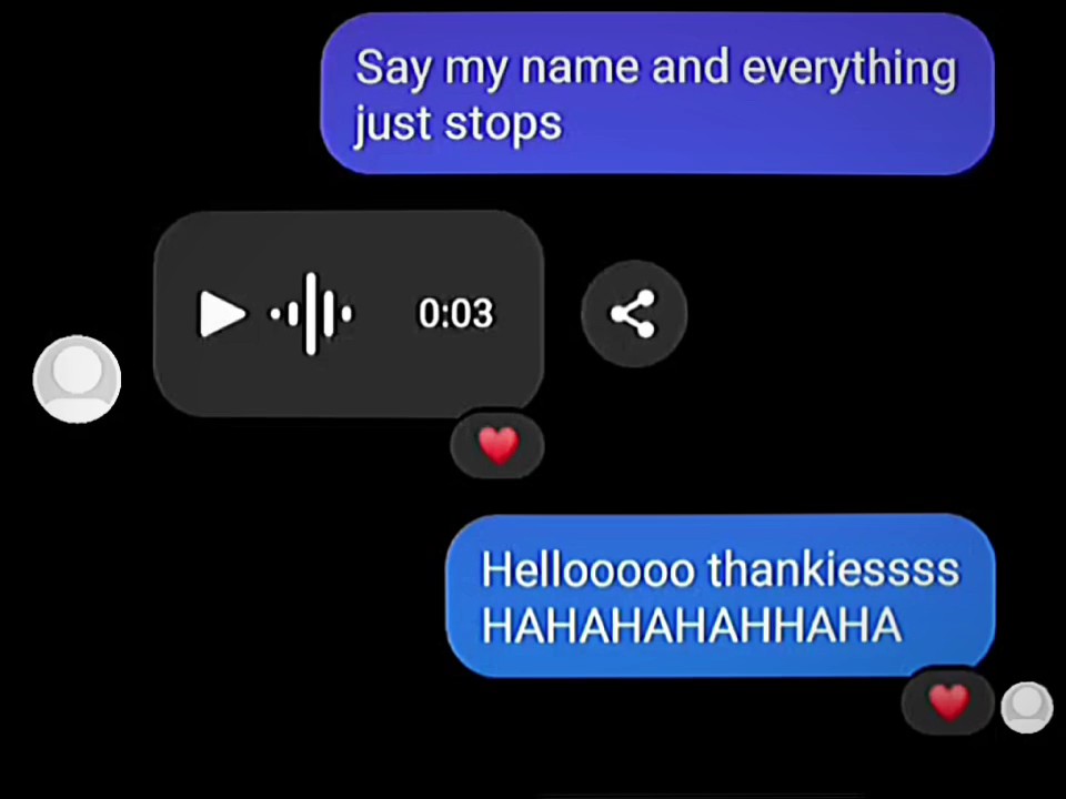 say my name