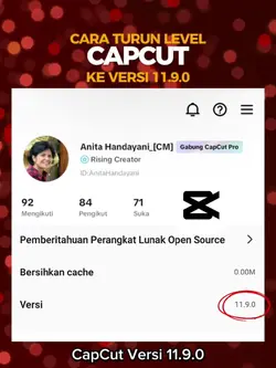 Cara Turun LvlCapCut