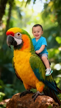 giant parrot