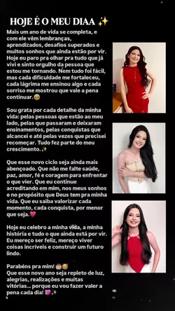 Parabéns pra mim