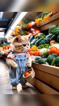 Funny Ai cat video 