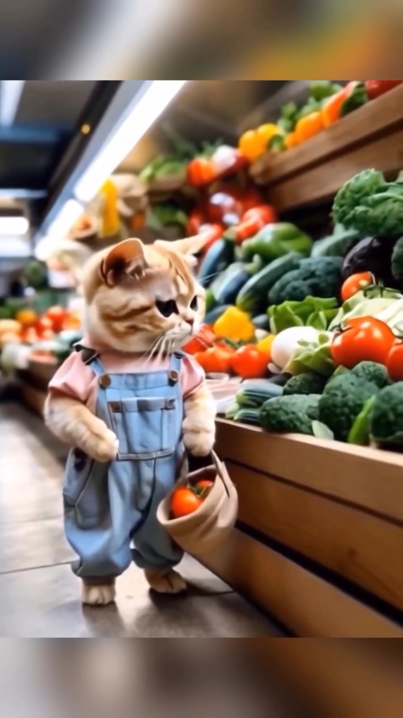 Funny Ai cat video 