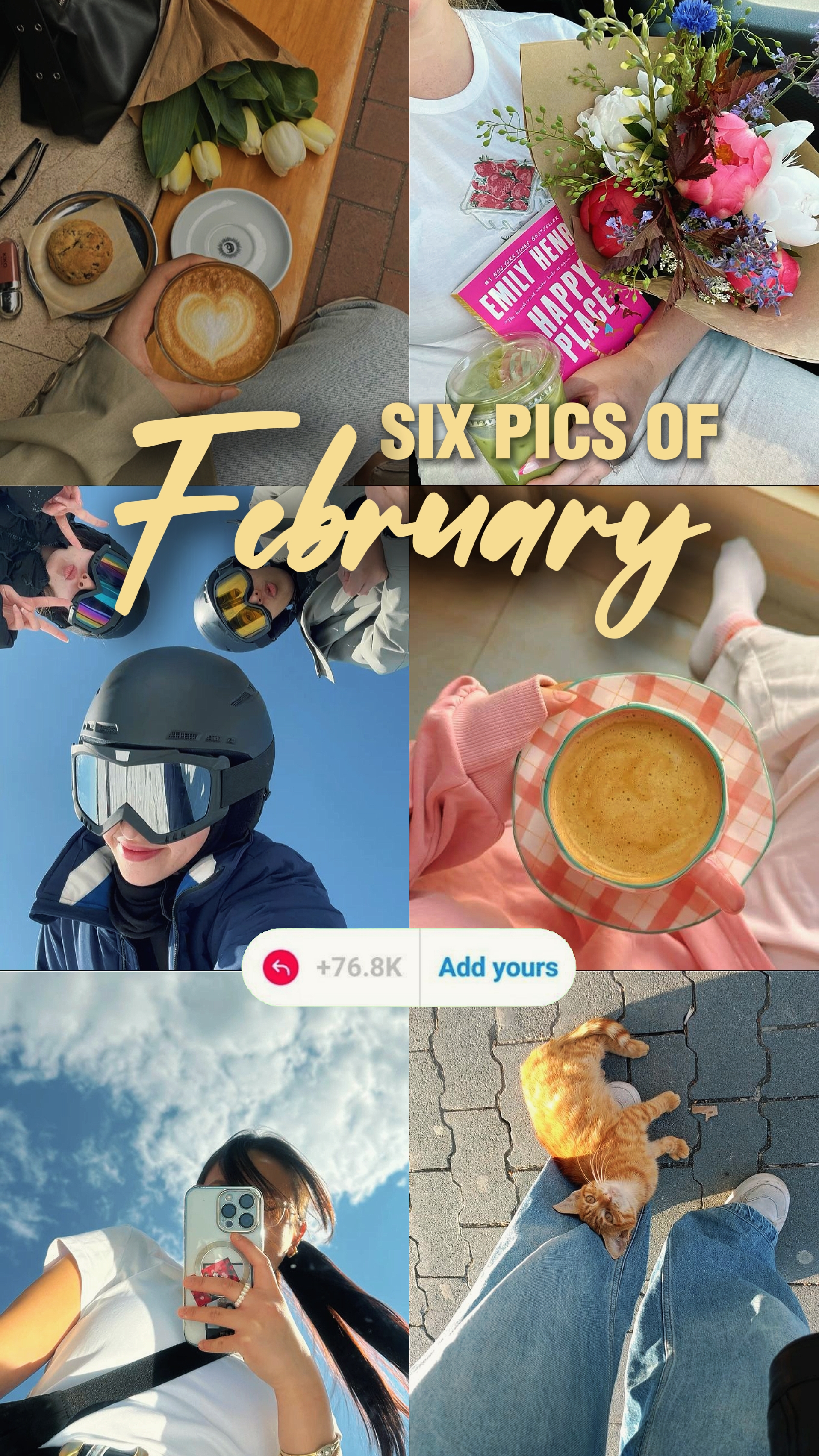 six pics of february
