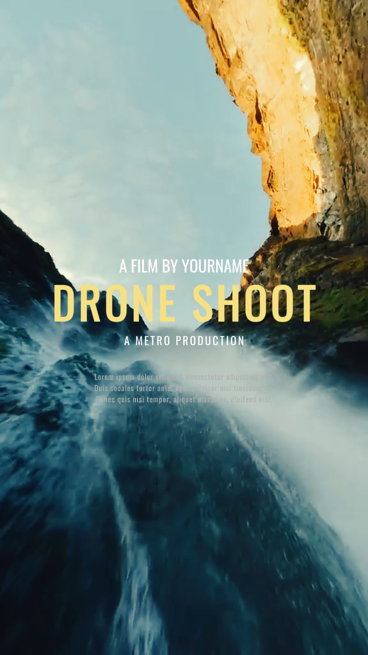 Tiro drone fpv