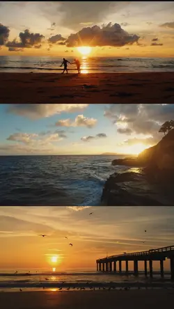 Beach vlog cinematic