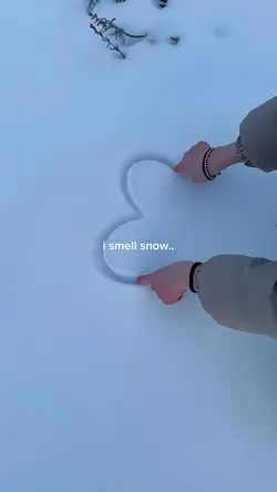 i smell snow