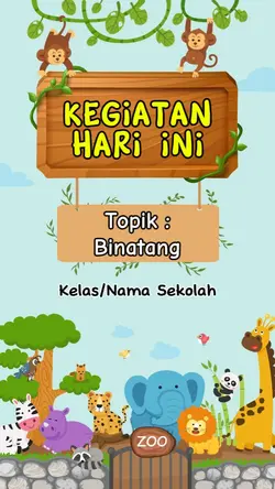 Topik PAUD:Binatang