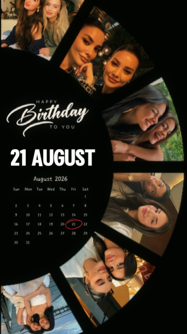 BIRTHDAY 21 AUG 2026