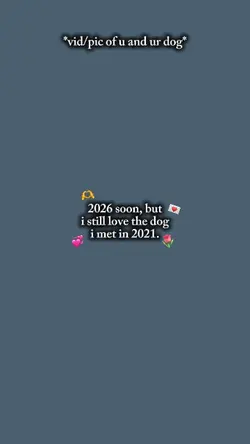 Goingto2026withmydog