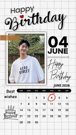 HBD 4 JUNE 2026