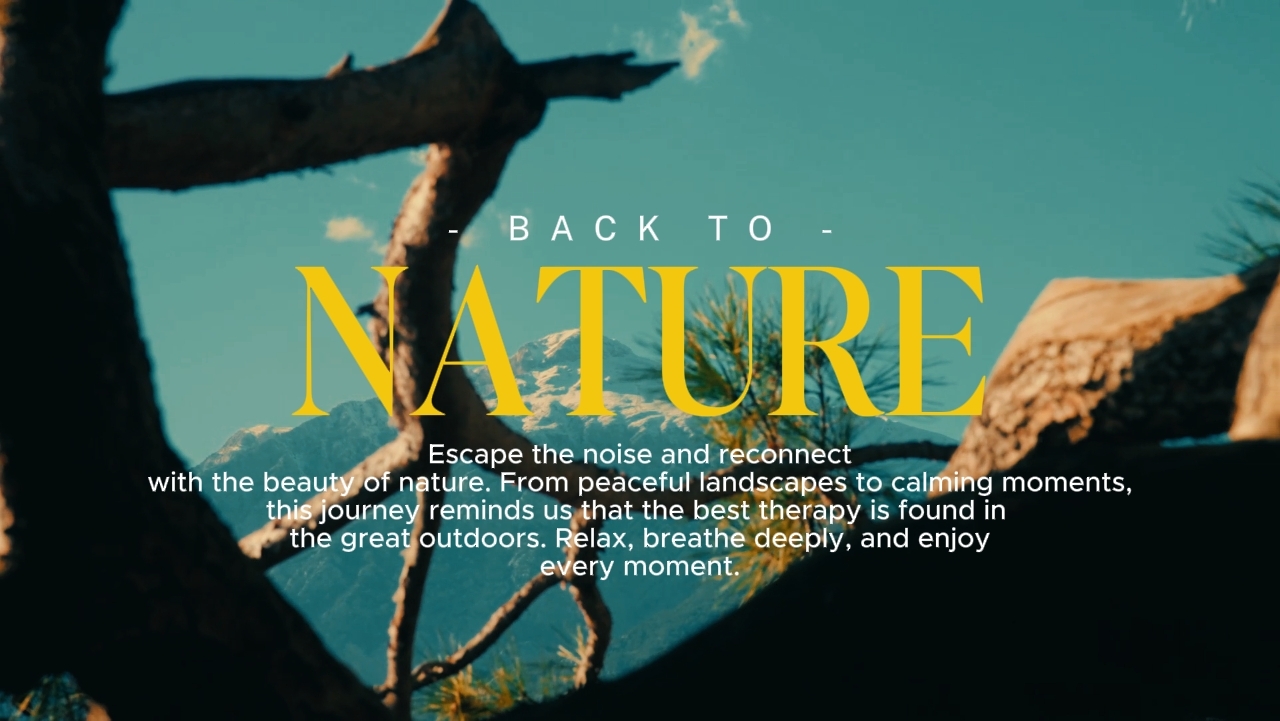 Back To Nature 