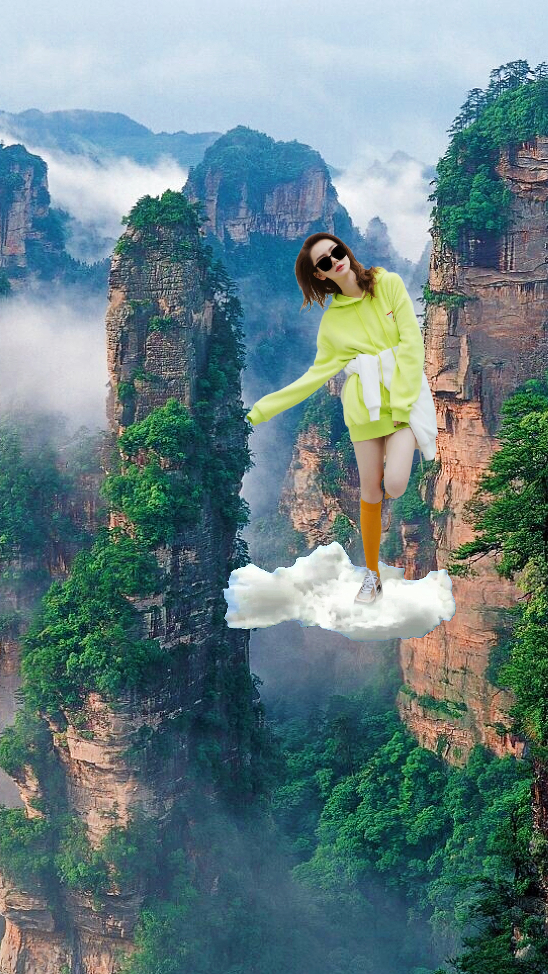 Ride the clouds