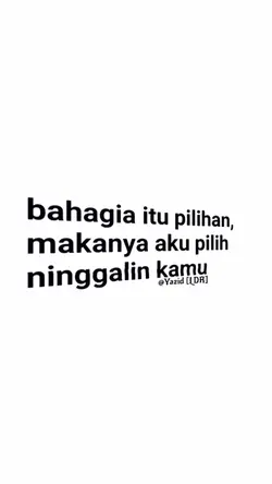 bahagia itu pilihan