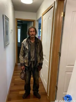 homeless man ai