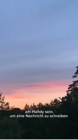 am Handy sein, um…
