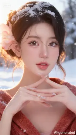 Ghép ảnh tuyết xinh