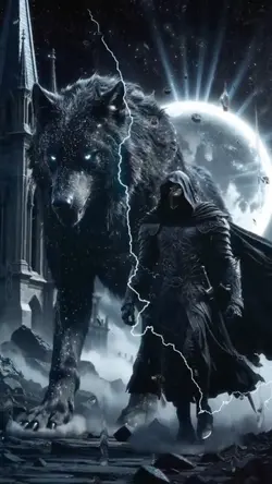 wolf black edit