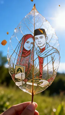 Dry leaf art