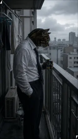 ベランダ猫