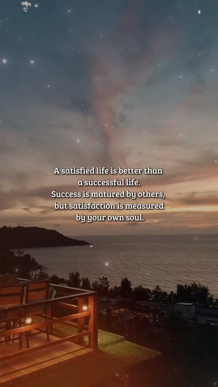 Hidup yang puas adalah 