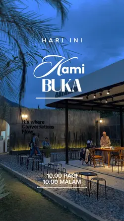 HARI INI KAMI BUKA