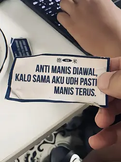 anti manis diawal