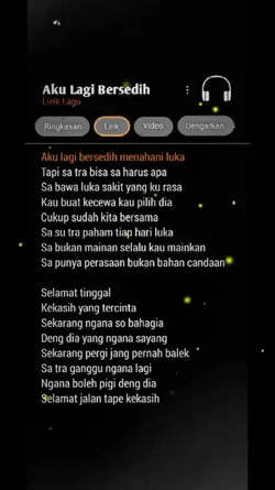 aku lagi bersedih
