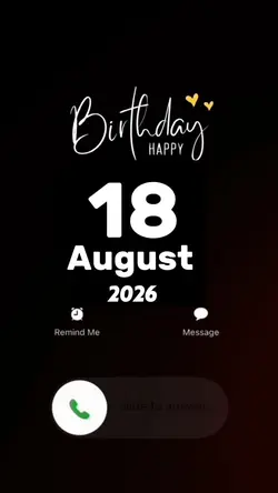Hbd 18 August 2026
