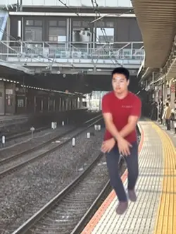 大宮駅で踊る野獣先輩