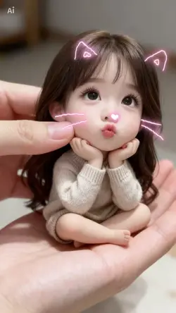Trend AI cute baby
