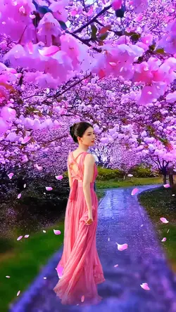 Among the flowers