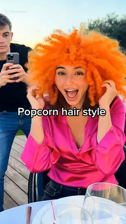 Popcorn hair style