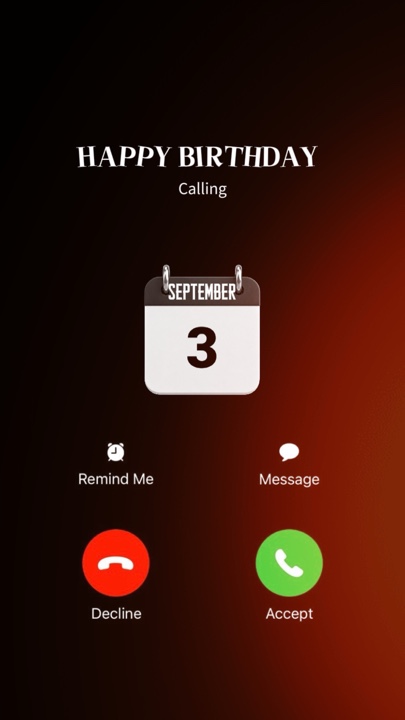 BIRTHDAY 3 SEPTEMBER