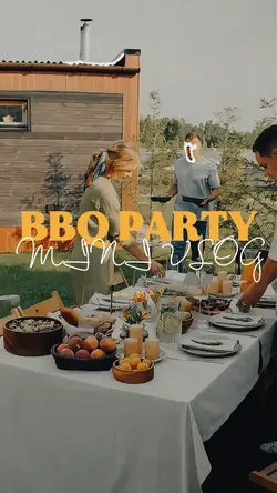 minivlog bbq party