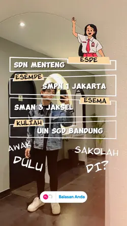 awak dulu sekolah di
