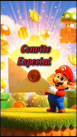 convite super mario