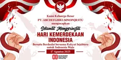 UCAPAN HUT RI 80