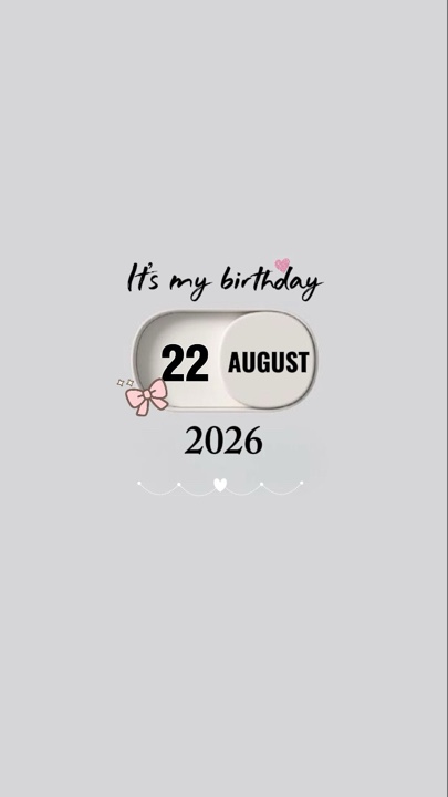 IT’S MY BIRTHDAY 