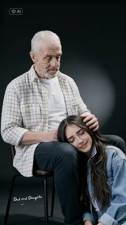 Dad and daughter