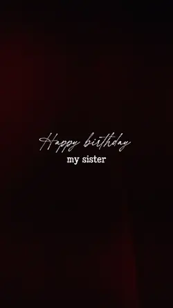 birthday sister