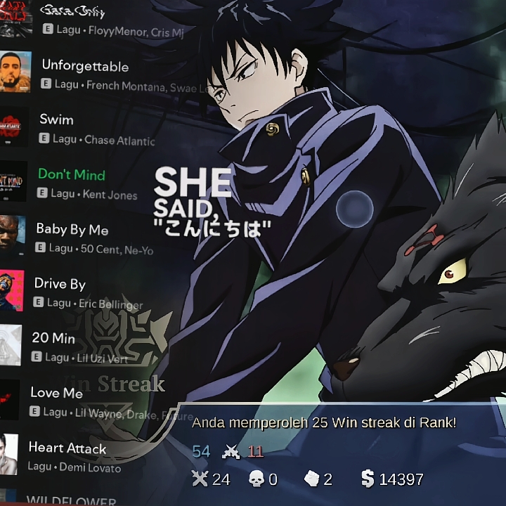 she said konichiwa