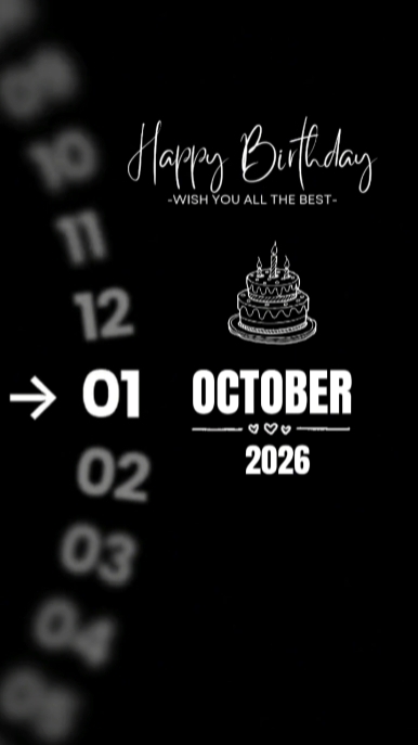 BIRTHDAY 1 OCTOBER