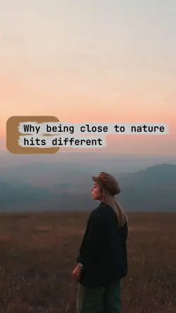 Nature therapy