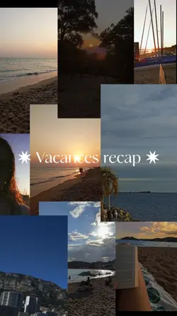 Vacances recap