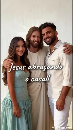 Jesus abraçando!