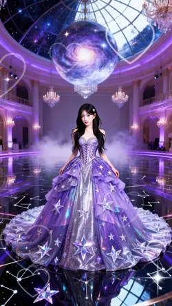 LAVENDER COSMIC GOWN