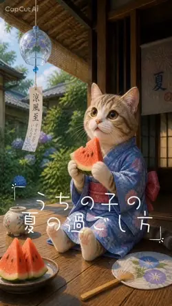 うちの子の夏の過ごし方
