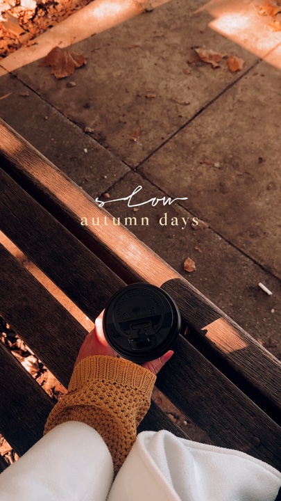 slow autumn days 🍂