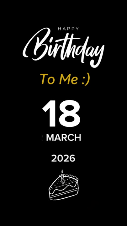 Feliz cumpleaños para mi:)
